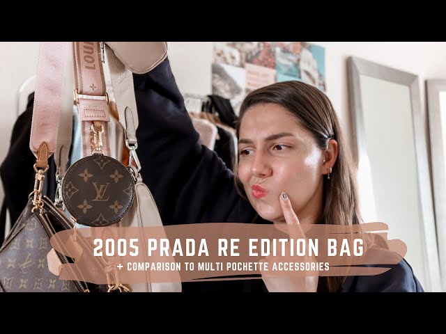 Prada Multi-Pochette Bag Nylon Re-Edition 2005 in Beige - Fashion Blog