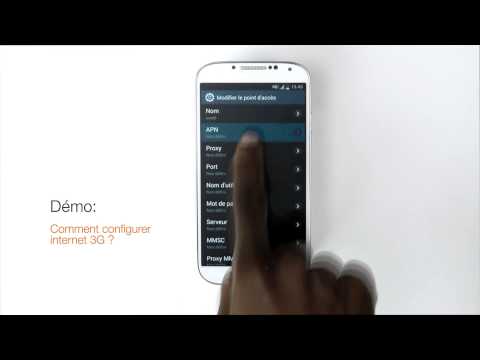 Vidéo: Comment Configurer La 3G Dans Votre Téléphone