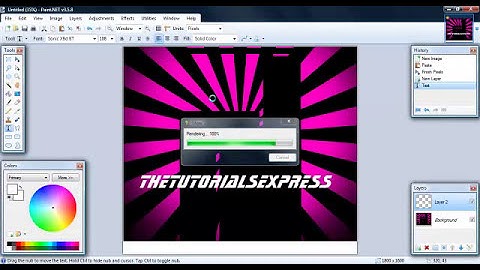 How To Make A Professional Youtube Background Using Paint.NET