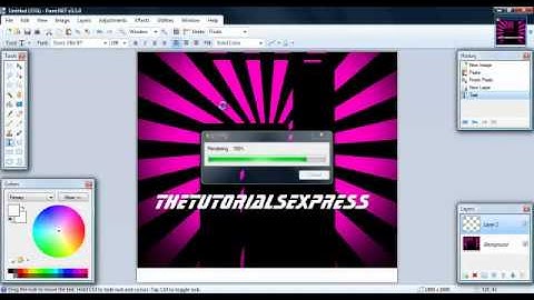 How To Make A Professional Youtube Background Using Paint.NET