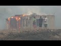 Вогонь на Харківщині знищів 500 гектарів лісу, згоріли приватні домоволодіння