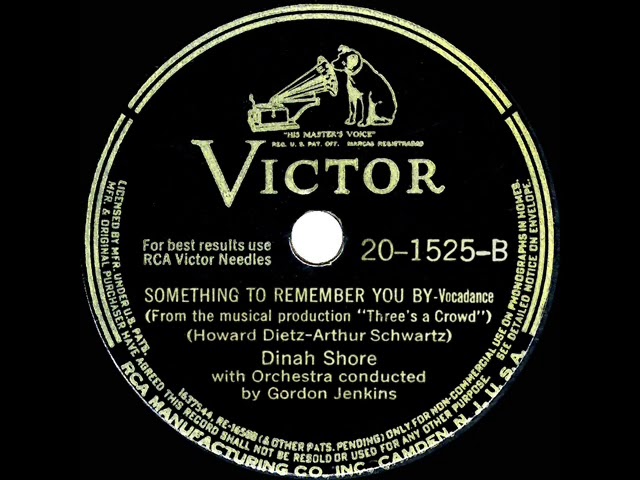 Dinah Shore - Something To Remember You By