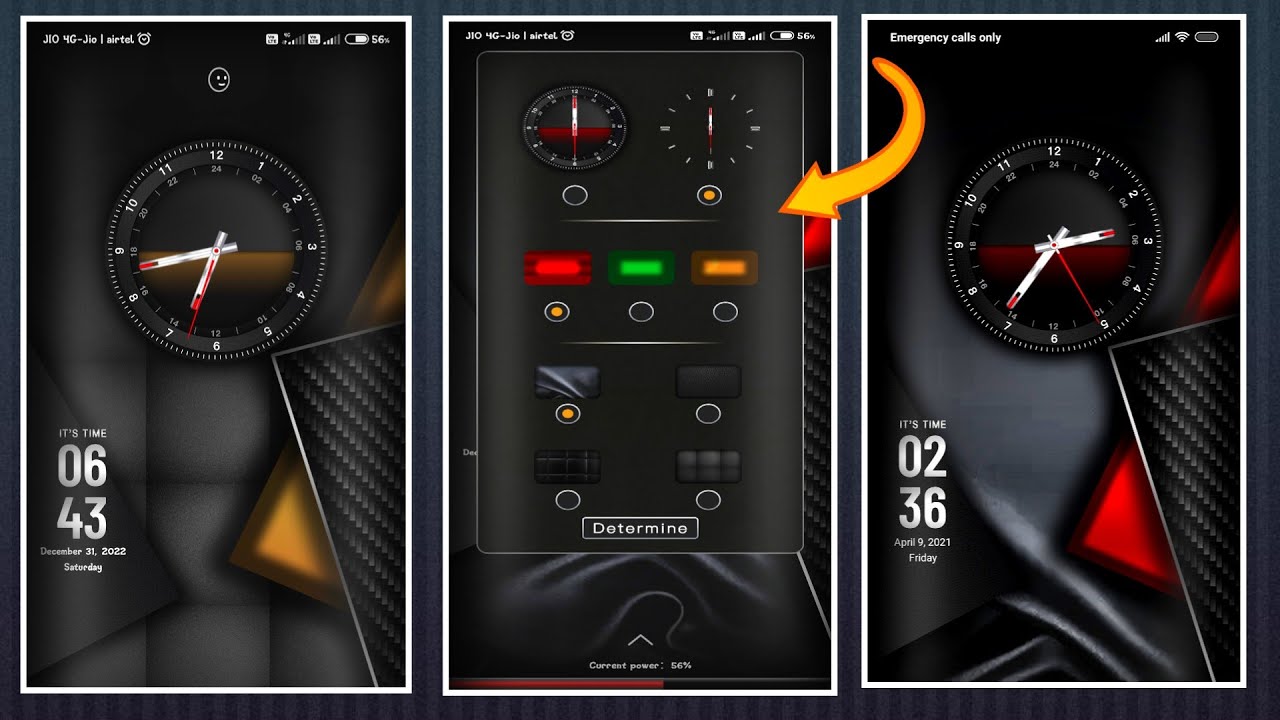 Staylish clock lockscreen miui 11 or 12 theme, best miui theme 2023.