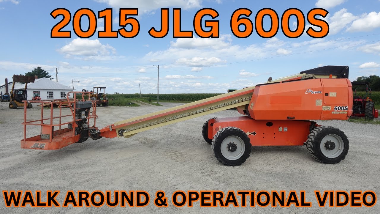 2015 JLG 600S Manlift Walk Around & Operational Video $28,900 - YouTube