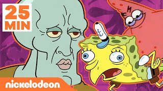 SpongeBob | 25 MENIT Momen Meme SpongeBob Terlucu | Nickelodeon Bahasa