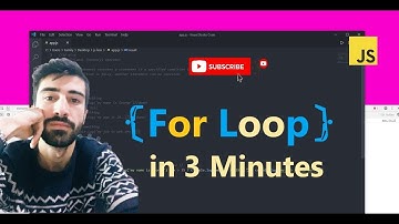 Javascript For Loop in 3 Minutes
