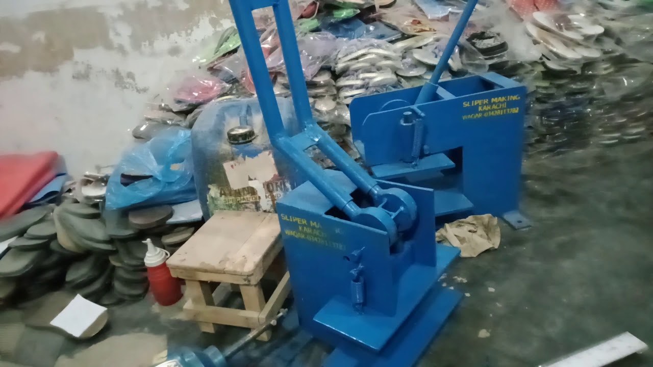 Complete setup for slippers in karachi... YouTube