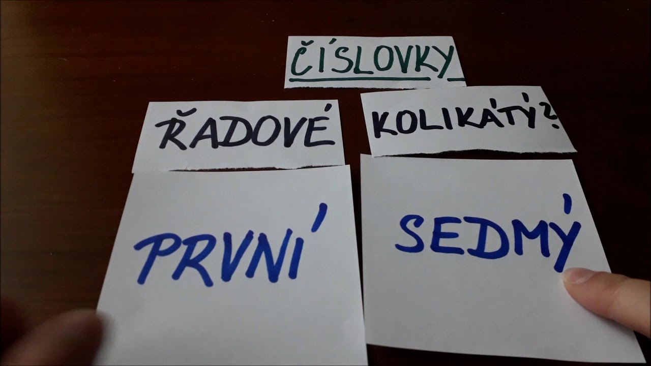 Číslovky 5. ročník