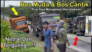 Truk Bos Muda Dan Bos Cantik Netral Dan Terguling