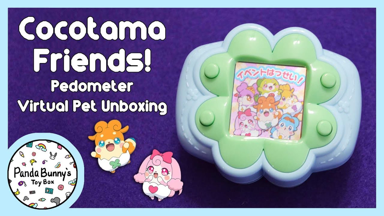 Himitsu No Cocotama Friends Bandai Pink Virtual Pet Pedometer 