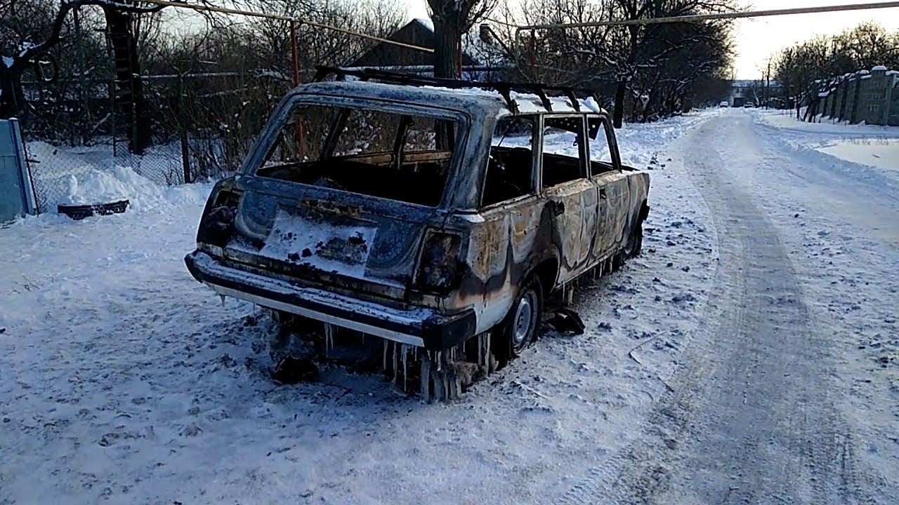 Поджог машин в донецке Поджог машин в донецке