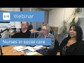 Webinar recording nurses in social care  meeting the new standards of proficiency