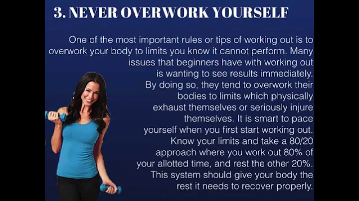 Araceli Roiz - 5 Tips To Working Out