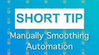Ableton Live Short Tip - 18 - Manually Smoothing Automation