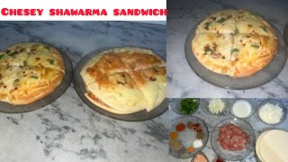 shawarma sandwich| chicken shawarma sandwich | how to make shawarma sandwich@FoodFusion