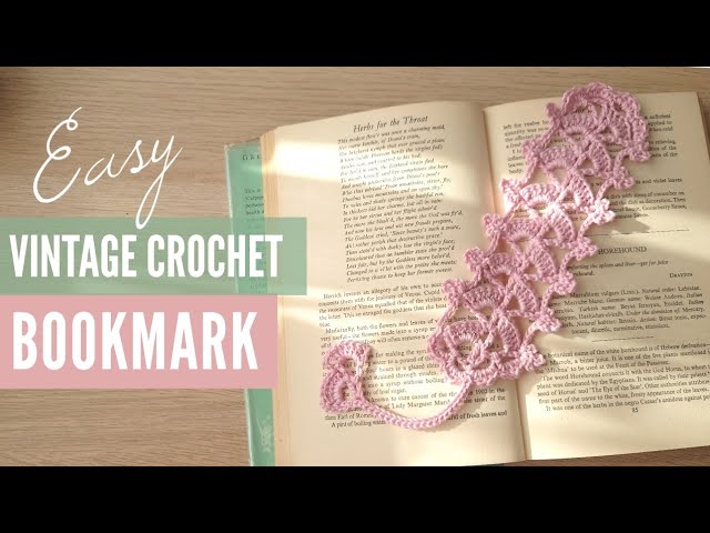 How to Crochet the Book Lovers Bookmark 