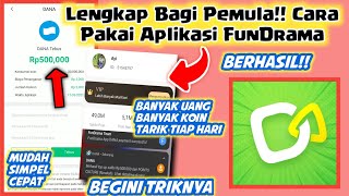 Latest! How to Use Fun Drama Application | Nuyul Fun Drama Withdraw Money Many Times screenshot 5