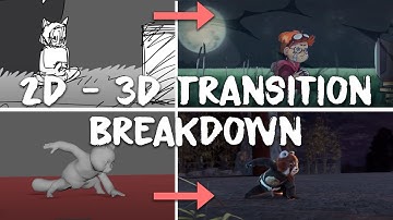 Animation process - 2D 3D transition