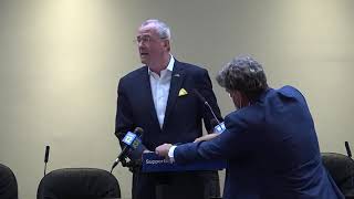 Gov. Phil Murphy makes an announcement
