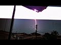 Tempestade de raios hoje em Cascavel - CE!