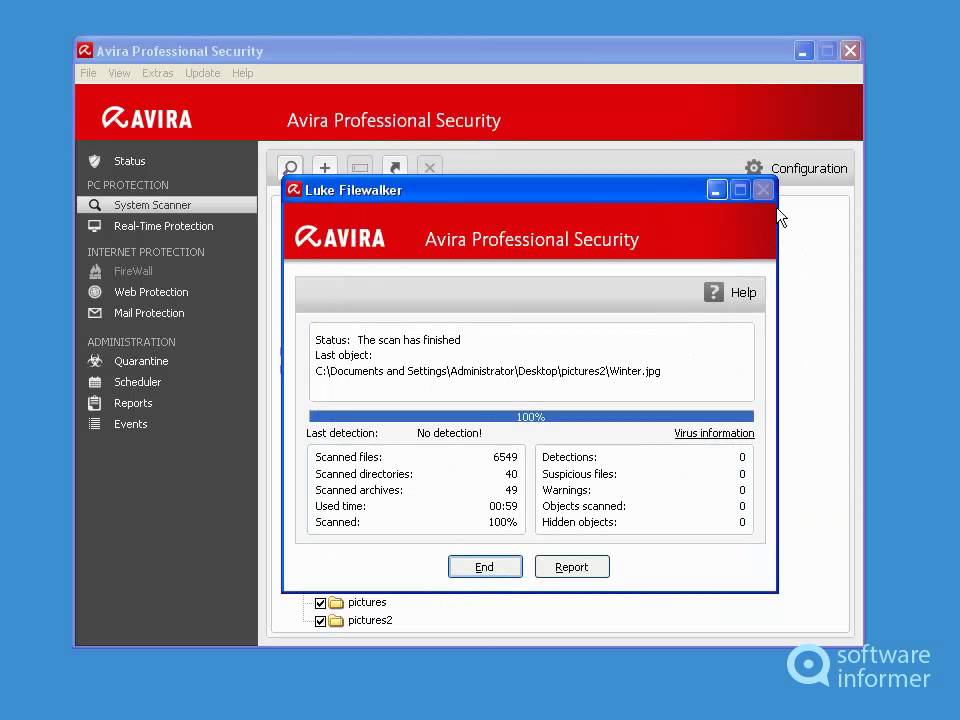 Avira Professional Security video demo