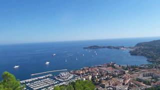 Едем из Ниццы в Монако, вдоль моря, красивые пейзажи вид на бухты