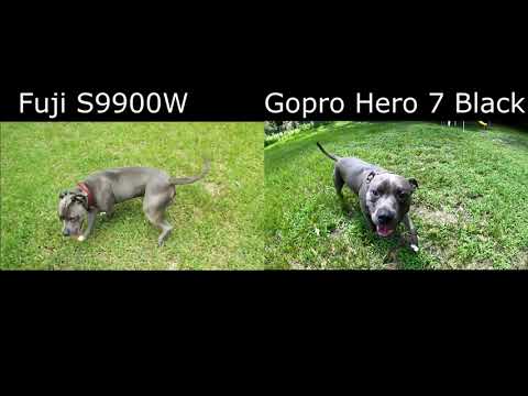 Fujifilm FinePix S9900W Video Quality Test  Gopro Hero 7 Black Comparison