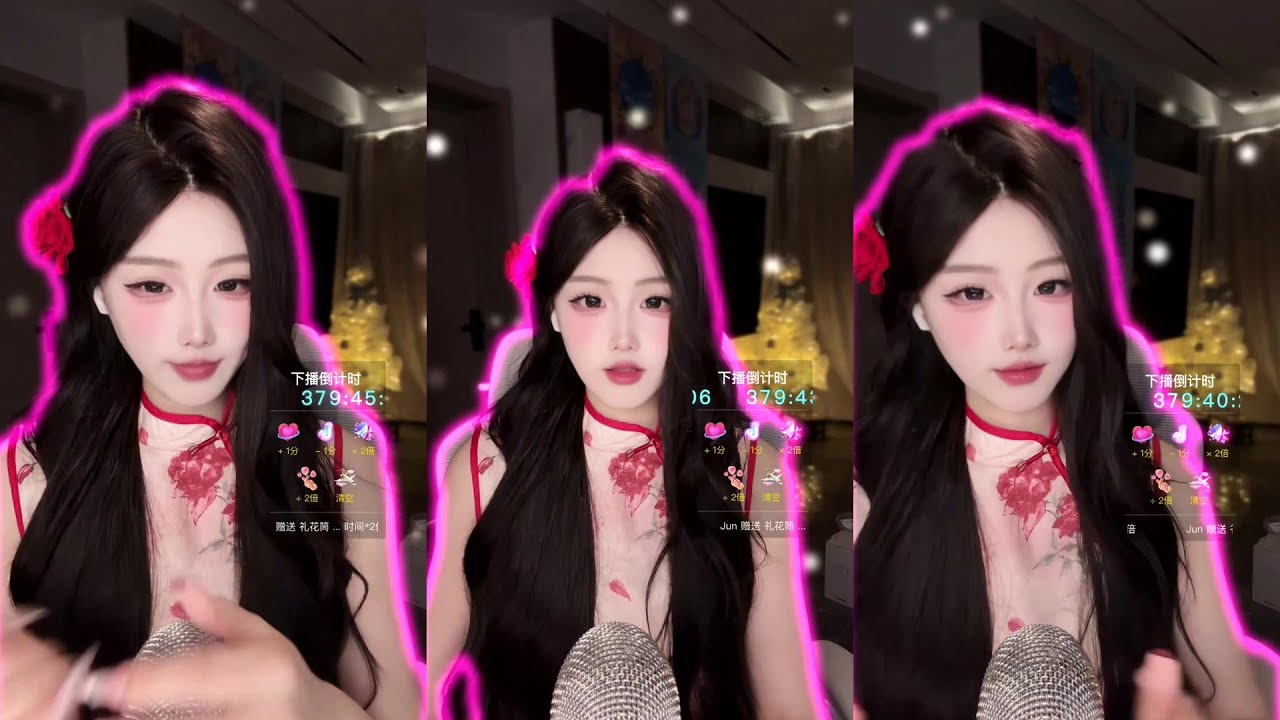 A beautiful girl and her beautiful heart live tonight ❤️