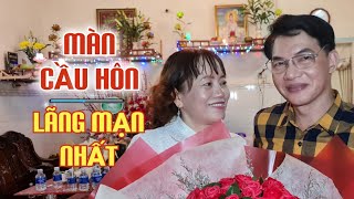 LÃNG MẠN ĐẾN BẤT NGỜ. TUẤN VỸ CŨNG BỐI RỐI TRƯỚC MÀN CẦU HÔN CỦA ANH HẢI DÀNH CHO CHỊ DUNG.