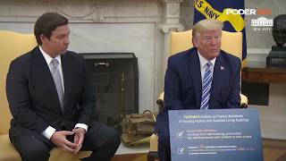 Trump diz que Brasil tem surto de covid-19 e avalia suspender voos