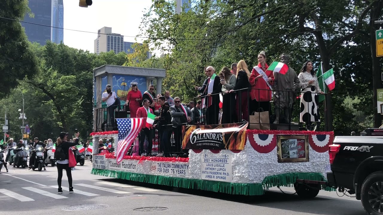 NYC Columbus Day Parade - New York - biggest Italian American Heritage Celebration - Oct 11, 2021.