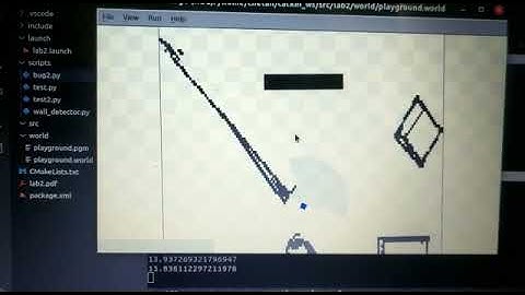 Bug2 - Path Finding Algorithm (ROS)