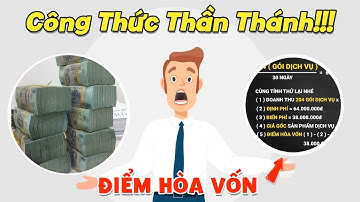 Hiểu Rõ về Điểm Hòa Vốn, và Công Thức Tính cực Đơn Giản