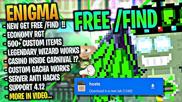 FREE /FIND !!🤑 500+ CUSTOM ITEMS!🥵| NEW GTPS 2023 VERSI 4.12 | GROWTOPIA PRIVATE SERVER TERBARU 2023