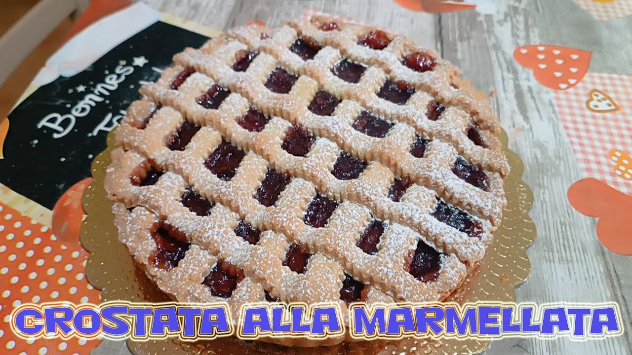 CROSTATA ALLA MARMELLATA - La più semplice e la più buona!