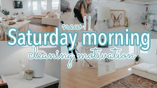 NEW ✨ SATURDAY MORNING CLEAN WITH ME!! || HOME RESET || CLEANING MOTIVATION