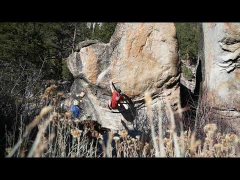 Beta Video for climb Deadbeat Dads v9, Lake Tahoe