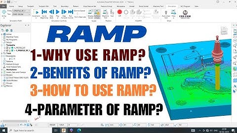 RAMP ON POWERMILL OR DELCAM , POWERMILL ME RAMP KAISE USE KRE. #powermill @CADCAM_KANPUR #RAMP