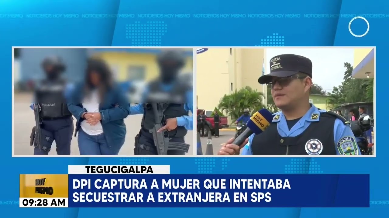 DPI captura a mujer que intentaba secuestrar a extranjera en San Pedro Sula