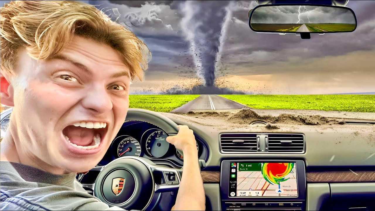 I Drove Inside A Real Tornado! - YouTube