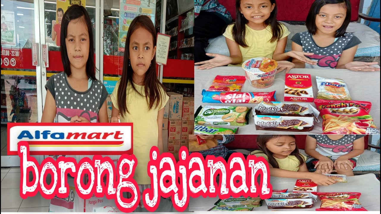 Borong jajanan  di Alfamart harga  dibawah 5000  YouTube