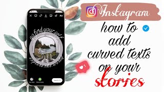 How to add curve texts on instagram stories💯 simple trick screenshot 3