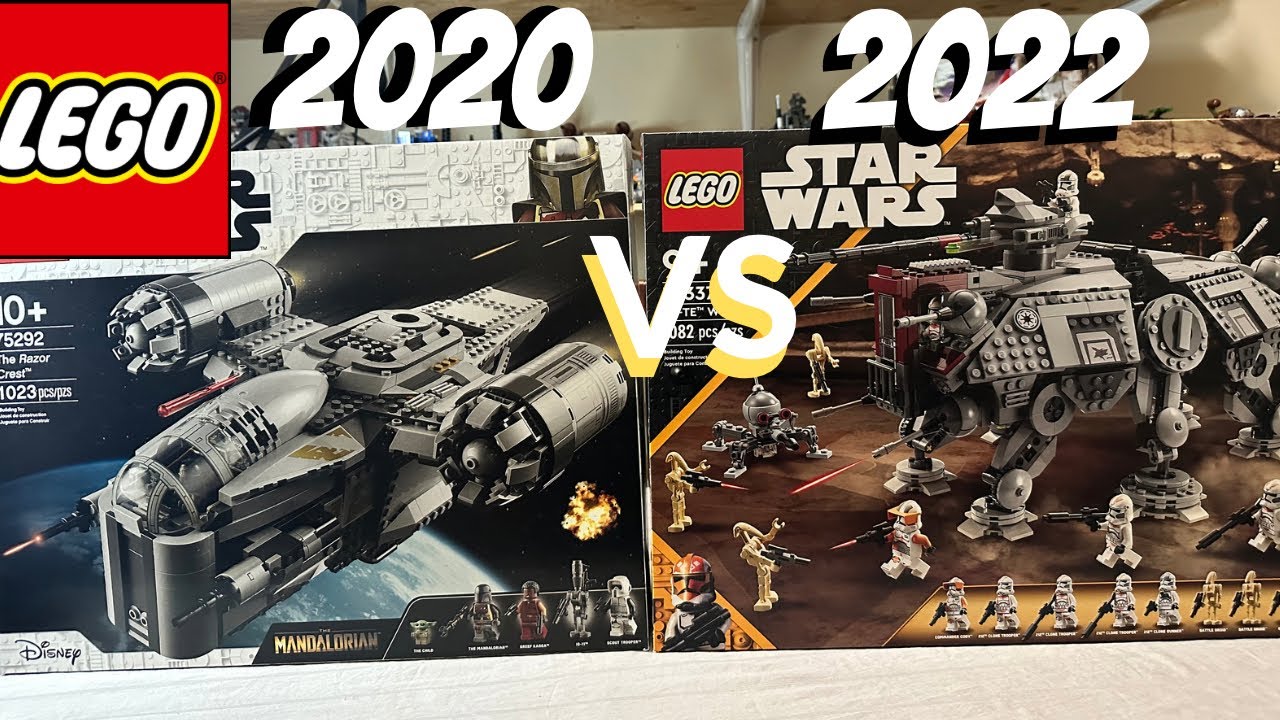 LEGO Star Wars RAZOR CREST vs AT TE 75292 vs75337 - YouTube
