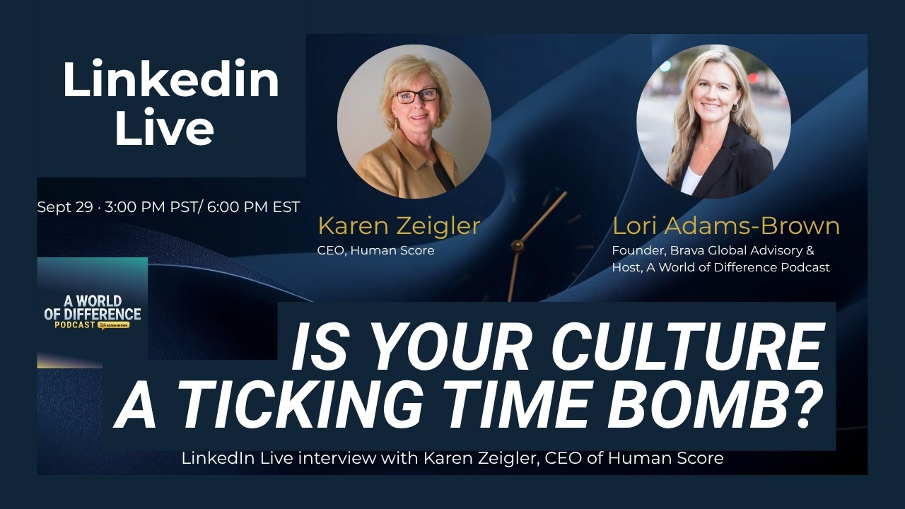 LinkedIn Live: Karen Zeigler (CEO, The Human Score)