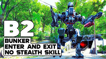 SCUM B2 Bunker Enter & Exit | No Stealth Skill | New Mech Robots | v0.85 Update