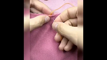 با دست سردوز کن و ریش گیری پارچه خیاطی گلدوزی 5minutecrafts 5minutescraft Sewing Tiktok 