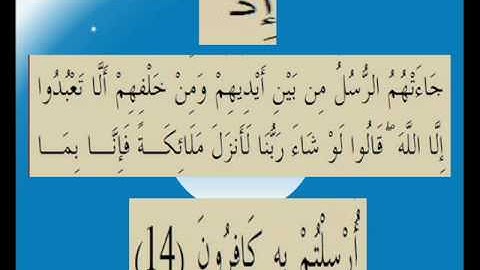 القران الكريم سورة فصلت الاية 14.wmv