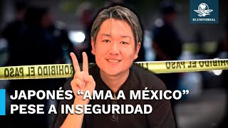 Japones asaltado en Monterrey conmueve en redes con su amor por Mexico