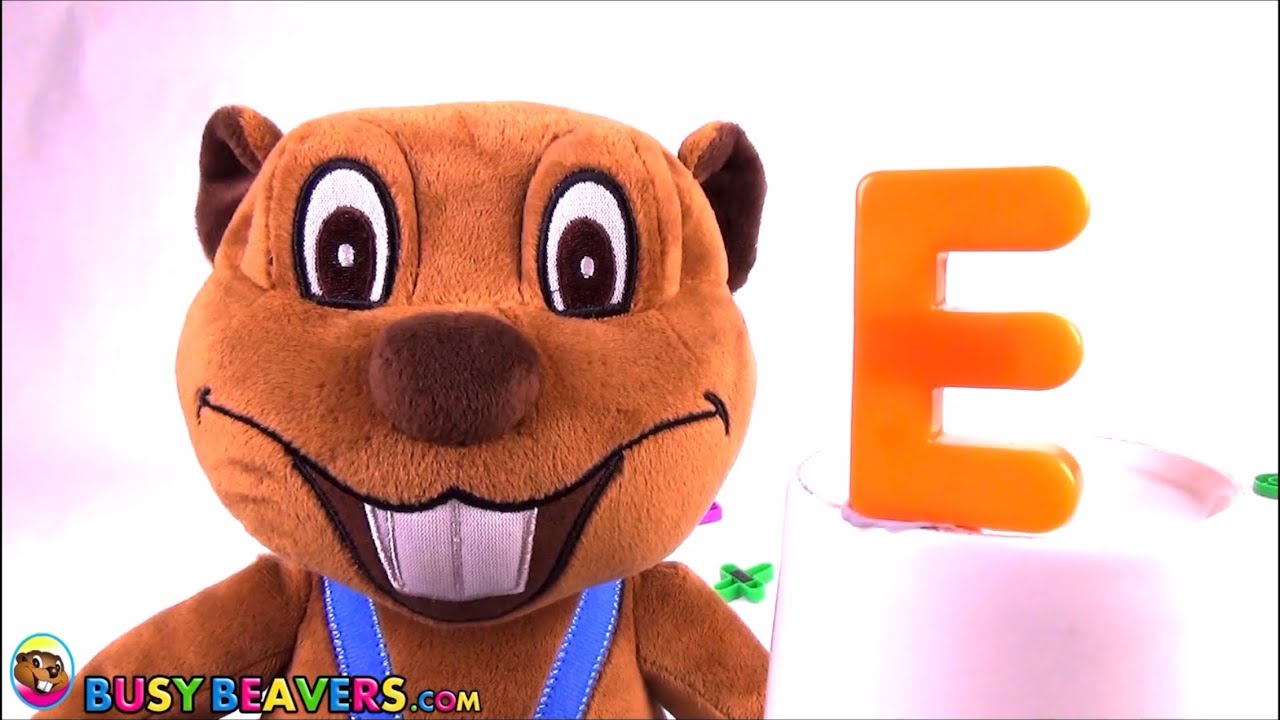 Playdoh Alphabet Surprise - Orange Egg - Letter E - Busy Beavers - Remixed & Remade