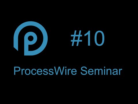 ProcessWire Seminar - Part 10 - Image Manipulation